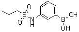 [3-[(Propylsulfonyl)amino]phenyl]boronic acid molecular structure (CAS 1072945-64-2)