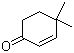 4,4-二甲基-2-环己烯酮分子结构 (CAS 1073-13-8)