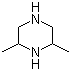 2,6-二甲基哌嗪分子结构 (CAS 108-49-6)