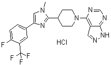 结构式 CAS# 1082948-81-9, LY-2584702 盐酸盐