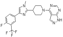 结构式 CAS# 1082949-67-4, LY-2584702