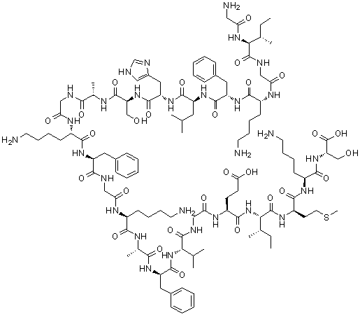 Magainin I molecular structure (CAS 108433-99-4)