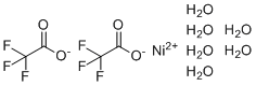 结构式 CAS# 1089208-56-9, 2,2,2-三氟乙酸镍(II)六水合物