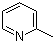2-甲基吡啶分子结构 (CAS 109-06-8)