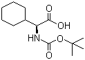 Boc-L-Cyclohexylglycine molecular structure (CAS 109183-71-3)