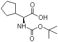 Boc-L-Cyclopentylglycine molecular structure (CAS 109183-72-4)