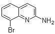 2-Amino-8-bromoquinoline molecular structure (CAS 1092304-85-2)