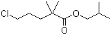 Isobutyl 5-chloro-2,2-dimethylvalerate  molecular structure (CAS 109232-37-3)