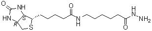 结构式 CAS# 109276-34-8, 生物素酰胺基己酰肼