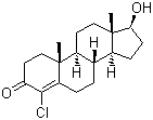 Clostebol molecular structure (CAS 1093-58-9)