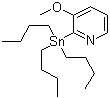 structure of CAS# 1094072-15-7, 3-Methoxy-2-(tributylstannyl)pyridine