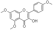 5,7,4'-Trimethoxykaempferol molecular structure (CAS 1098-92-6)