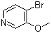 structure of CAS# 109911-38-8, 4-Bromo-3-methoxypyridine
