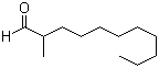 structure of CAS# 110-41-8, 2-Methylundecanal