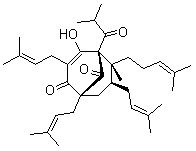 Hyperforin molecular structure (CAS 11079-53-1)
