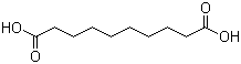 Sebacic acid molecular structure (CAS 111-20-6)