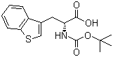 Boc-D-3-Benzothienylalanine molecular structure (CAS 111082-76-9)