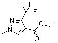 1-Methyl-3-(trifluoromethyl)-1H-pyrazole-4-carboxylic acid ethyl ester molecular structure (CAS 111493-74-4)