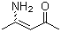 structure of CAS# 1118-66-7, 4-Amino-3-penten-2-one;Fluoral-P