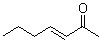3-Hepten-2-one molecular structure (CAS 1119-44-4)