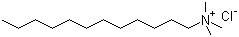 Dodecyl trimethyl ammonium chloride molecular structure (CAS 112-00-5)