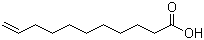 structure of CAS# 112-38-9, Undecenoic acid;Undecylenic acid; 10-Undecenoic acid