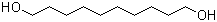 structure of CAS# 112-47-0, 1,10-Decanediol;Decamethylene glycol