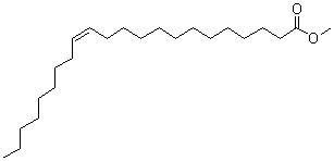 结构式 CAS# 1120-34-9, 13(Z)-二十二碳烯酸甲酯