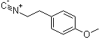 structure of CAS# 112057-91-7, 1-(2-Isocyanoethyl)-4-methoxybenzene;2-(4-Methoxyphenyl)ethylisocyanide