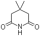 结构式 CAS# 1123-40-6, 3,3-二甲基戊二酰亚胺; 4,4-二甲基-2,6-哌啶二酮