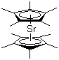 Bis(pentamethylcyclopentadienyl)strontium molecular structure (CAS 112379-48-3)