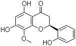 structure of CAS# 112408-71-6, 2',5,7-Trihydroxy-8-methoxyflavanone