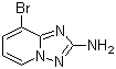 8-Bromo-[1,2,4]triazolo[1,5-a]pyridin-2-amine molecular structure (CAS 1124382-72-4)