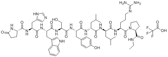 Leuprolide Acetate EP Impurity H molecular structure (CAS 112710-58-4)