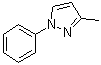 结构式 CAS# 1128-54-7, 1-苯基-3-甲基吡唑