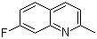 结构式 CAS# 1128-74-1, 7-氟-2-甲基喹啉
