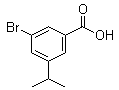 3-Bromo-5-isopropylbenzoic acid molecular structure (CAS 112930-39-9)
