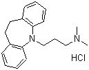 Imipramine hydrochloride molecular structure (CAS 113-52-0)