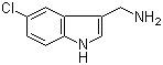 结构式 CAS# 113188-83-3, 5-氯-1H-吲哚-3-甲胺