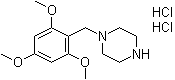1-[(2,4,6-Trimethoxyphenyl)methyl]piperazine dihydrochloride molecular structure (CAS 113698-83-2)
