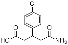 3-(4-Chlorophenyl)glutaramic acid molecular structure (CAS 1141-23-7)