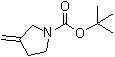 structure of CAS# 114214-71-0, 3-Methylenepyrrolidine-1-carboxylic acid tert-butyl ester;tert-Butyl 3-methylenepyrrolidine-1-carboxylate