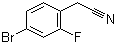 结构式 CAS# 114897-91-5, 2-氟-4-溴苯乙腈