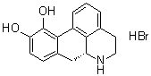 R(-)-Norapomorphine hydrobromide molecular structure (CAS 115017-61-3)