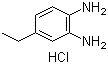 4-Ethyl-1,2-benzenediamine hydrochloride molecular structure (CAS 116599-06-5)