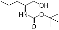 结构式 CAS# 116611-55-3, N-[(1S)-1-(羟基甲基)丁基]氨基甲酸叔丁酯