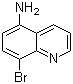 结构式 CAS# 116632-58-7, 5-氨基-8-溴喹啉
