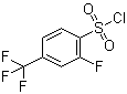 2-Fluoro-4-(trifluoromethyl)benzenesulfonyl chloride molecular structure (CAS 1177009-38-9)
