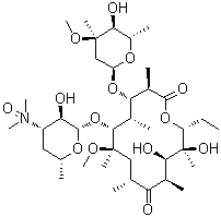 Clarithromycin N-oxide molecular structure (CAS 118074-07-0)
