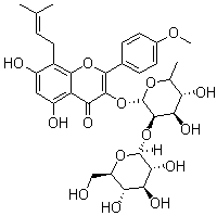Icariin A molecular structure (CAS 118525-35-2)